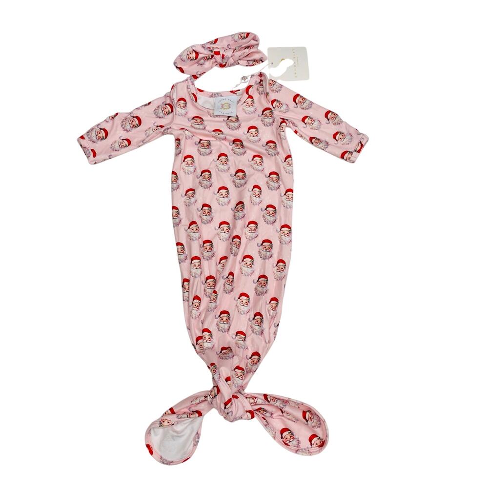NWT Swoon Baby 3M Vintage Santa Gown